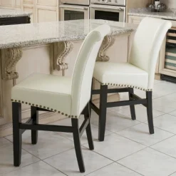 Set Of 2 Lisette Leather 25" Counter Height Barstool Ivory - Christopher Knight Home 6 Set Of 2 Lisette Leather 25" Counter Height Barstool Ivory - Christopher Knight Home -Furniture Promotion Series GUEST 00056c9f 573b 4175 8d34 c8817e28d371