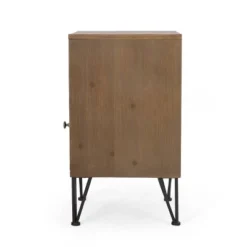 Pilster Contemporary End Table With Storage Walnut/Natural/Black - Christopher Knight Home 13 Pilster Contemporary End Table With Storage Walnut/Natural/Black - Christopher Knight Home -Furniture Promotion Series GUEST 010778d7 bcf0 4fef 97bc d6302aded068