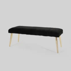 Capernaum Faux Fur Bench - Christopher Knight Home -Furniture Promotion Series GUEST 0115689f c27a 4cbe 91fd 3a3e9a50c7e7