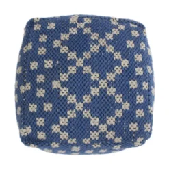 Blessberg Boho Moroccan Inspired Pouf Blue - Christopher Knight Home -Furniture Promotion Series GUEST 01a074f5 edd6 4ebf 87e2 d2a01f1a4945