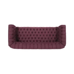 Barneyville Traditional Chesterfield Sofa Wine - Christopher Knight Home -Furniture Promotion Series GUEST 0260d70b c312 46d7 b10d 3d6a88b49375