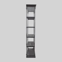 84.75" Abramo Industrial 5 Shelf Bookcase Gray - Christopher Knight Home -Furniture Promotion Series GUEST 03e07b15 7b34 491b 9af7 04c702680d11