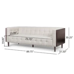 Mclarnan Contemporary Tufted 3 Seater Sofa - Christopher Knight Home -Furniture Promotion Series GUEST 042f3ba6 9d7e 4b96 9401 92423a60358a