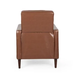 Mervynn Mid-Century Modern Button Tufted Recliner Cognac Brown/Dark Espresso - Christopher Knight Home -Furniture Promotion Series GUEST 047acb68 39cb 42ff ba28 aa5b7c384533