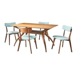 5pc Nissie Mid-Century Dining Set - Christopher Knight Home -Furniture Promotion Series GUEST 04f780e9 c286 4868 8409 8e029361c41b