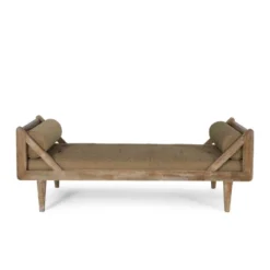 Zentner Rustic Tufted Double End Chaise Lounge With Bolster Pillows - Christopher Knight Home 17 Zentner Rustic Tufted Double End Chaise Lounge With Bolster Pillows - Christopher Knight Home -Furniture Promotion Series GUEST 081e8235 a259 4ce5 8b45 fc70de050a0e