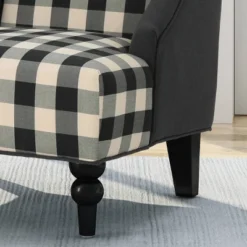 Toddman High-Back Club Chair Checkerboard Black/Dark Charcoal - Christopher Knight Home 6 Toddman High-Back Club Chair Checkerboard Black/Dark Charcoal - Christopher Knight Home -Furniture Promotion Series GUEST 08e8123b a7b7 4e78 936f 22a081277d06