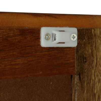 Greenler Boho Handcrafted 2 Door Wood Sideboard Natural/Multi Colored - Christopher Knight Home 9 Greenler Boho Handcrafted 2 Door Wood Sideboard Natural/Multi Colored - Christopher Knight Home - Image 9