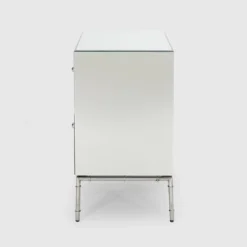 Crowley Modern Mirrored Cabinet Silver - Christopher Knight Home -Furniture Promotion Series GUEST 0adf0c90 8a6a 441a b4a8 d0c6462a9a7a