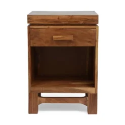 Set Of 2 Wadley Boho Handcrafted Acacia Wood Nightstands Natural - Christopher Knight Home -Furniture Promotion Series GUEST 0b37f8be c132 44ad ae84 c5e3e774cafd