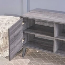 74" Dontae Mid Century Modern TV Stand - Christopher Knight Home -Furniture Promotion Series GUEST 0b4cac3f 75c1 4a98 8132 0a32ce843b1d