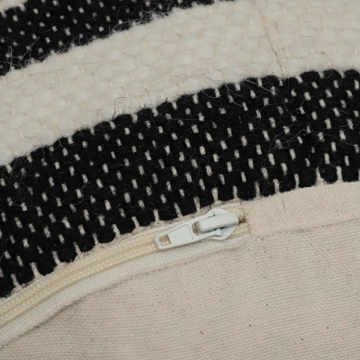 Lucknow Boho Handcrafted Fabric Cylinder Pouf - Christopher Knight Home 6 Lucknow Boho Handcrafted Fabric Cylinder Pouf - Christopher Knight Home - Image 6