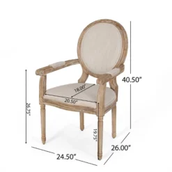 Set Of 4 Judith French Country Wood Upholstered Dining Chairs - Christopher Knight Home -Furniture Promotion Series GUEST 0bbd5032 2ba2 4bb4 9041 9729d4a59de7