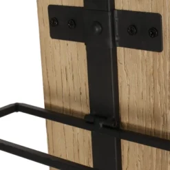 Toston Modern Industrial 8 Bottle Wall Mounted Wine Rack Natural/Black - Christopher Knight Home -Furniture Promotion Series GUEST 0bc3b048 7afb 4e03 b16e 31a5bde2f596