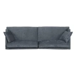 Malverne Contemporary 3 Seater Fabric Sofa With Accent Pillows Charcoal/Dark Brown - Christopher Knight Home -Furniture Promotion Series GUEST 0d7ad204 0a40 405f 8b8a 0cf28a447651