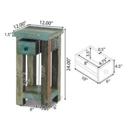 Meader Boho Handmade Distressed Mango Wood End Table - Christopher Knight Home -Furniture Promotion Series GUEST 0e14e688 c618 419f 9489 c565a0ea78de