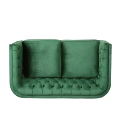 Holasek Contemporary Velvet Upholstered Tufted Loveseat - Christopher Knight Home -Furniture Promotion Series GUEST 0f6c058b f6c2 43f0 bded 6456eeded143