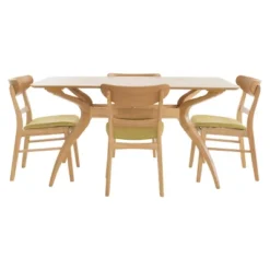 5pc 60" Idalia Mid-Century Modern Dining Set - Christopher Knight Home -Furniture Promotion Series GUEST 0f84c01f c817 4025 86f7 a0995c8b6bcb