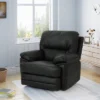 Elodie Leather Swivel Power Recliner - Christopher Knight Home