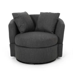Smyrna Contemporary Upholstered Swivel Club Chair - Christopher Knight Home 19 Smyrna Contemporary Upholstered Swivel Club Chair - Christopher Knight Home -Furniture Promotion Series GUEST 13986a27 8f7e 4027 a7f7 796a888e7d1f