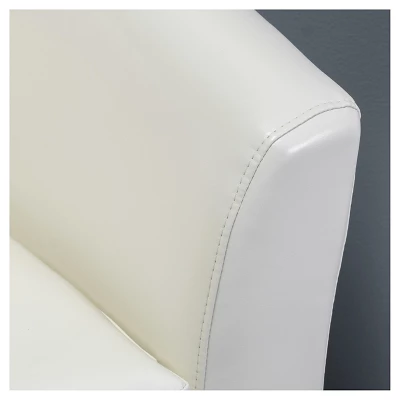 Daymian Faux Leather Swivel Club Chair - Christopher Knight Home 3 Daymian Faux Leather Swivel Club Chair - Christopher Knight Home - Image 3