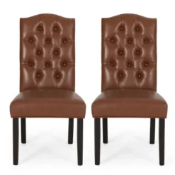 2pk Harriet Contemporary Tufted Dining Chairs - Christopher Knight Home -Furniture Promotion Series GUEST 14994c18 f50c 43f7 83a8 0e06d659ee69