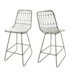 Set Of 2 Walcott Modern Iron Counter Height Barstools - Christopher Knight Home -Furniture Promotion Series GUEST 14d40ac4 8a9d 49d0 8d6f 23e471f39920