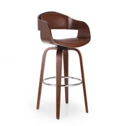Clyo Mid-Century Modern Upholstered Swivel Barstool - Christopher Knight Home -Furniture Promotion Series GUEST 1506dac9 b8e2 4701 91d7 efeba2d1e173
