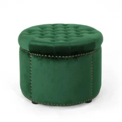 Tiernan Glam Velvet Tufted Ottoman - Christopher Knight Home 11 Tiernan Glam Velvet Tufted Ottoman - Christopher Knight Home -Furniture Promotion Series GUEST 1511b5d6 9da6 4a3b 9914 9af04560d101