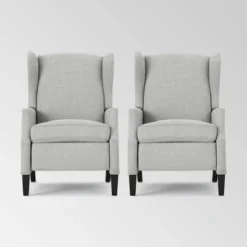 Set Of 2 Wescott Contemporary Fabric Recliners - Christopher Knight Home -Furniture Promotion Series GUEST 16b34891 50af 4920 bd73 fdcec45c1936