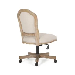 Scilley French Country Upholstered Swivel Office Chair - Christopher Knight Home -Furniture Promotion Series GUEST 17768f4a c6cf 4c44 a09b b92aef1ecc06