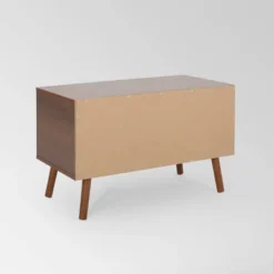 Pickfair Mid-Century Modern 2 Door Cabinet Walnut/White - Christopher Knight Home -Furniture Promotion Series GUEST 186180f4 452e 4d84 8c73 fc41103ee07c