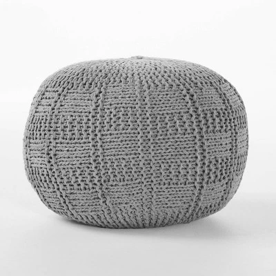Yuny Handcrafted Modern Fabric Pouf - Christopher Knight Home 8 Yuny Handcrafted Modern Fabric Pouf - Christopher Knight Home - Image 8