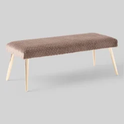 Capernaum Faux Fur Bench - Christopher Knight Home -Furniture Promotion Series GUEST 1af5cfa1 0904 4379 ab24 7bffe5013bfe