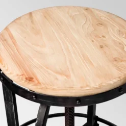 Set Of 2 Farmdale Industrial Adjustable Swivel Barstool Tan - Christopher Knight Home -Furniture Promotion Series GUEST 1b102177 5c32 4db1 9a0c 9f4f7f7e545c