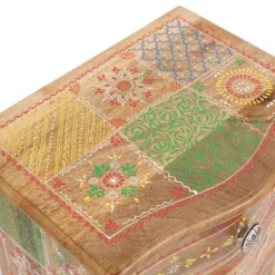 Ailey Handcrafted Boho Mango Wood 3 Drawer Nightstand Natural - Christopher Knight Home -Furniture Promotion Series GUEST 1b24fd0e 3e0c 4fca bc0a f42a5ee19376