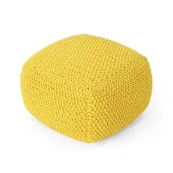 Hollis Knitted Cotton Square Pouf - Christopher Knight Home 11 Hollis Knitted Cotton Square Pouf - Christopher Knight Home -Furniture Promotion Series GUEST 1bb304a6 06bf 4488 9fcf 5e53aeb5ef7d