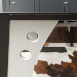 Oria L-Shaped Desk With Tempered Glass - Black/Gray - Christopher Knight Home -Furniture Promotion Series GUEST 1d92c93d 8edf 4ab5 81ee 8151ecb73543