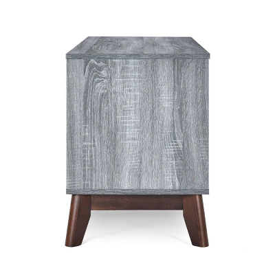 Rattler Mid-Century Modern TV Stand With Storage For TVs Up To 43" - Christopher Knight Home 6 Rattler Mid-Century Modern TV Stand With Storage For TVs Up To 43" - Christopher Knight Home - Image 6