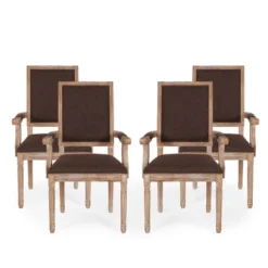 Set Of 4 Maria French Country Wood Upholstered Dining Chairs - Christopher Knight Home 26 Set Of 4 Maria French Country Wood Upholstered Dining Chairs - Christopher Knight Home -Furniture Promotion Series GUEST 1eb439e1 6507 4bb2 b330 98492bdae793