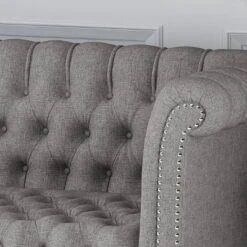 Barneyville Traditional Chesterfield Sofa Gray - Christopher Knight Home -Furniture Promotion Series GUEST 1edf39f7 cc01 4709 a07d 4f31de152d6c
