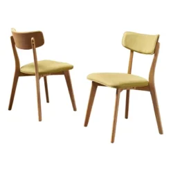 Set Of 2 Chazz Mid-Century Dining Chair - Christopher Knight Home -Furniture Promotion Series GUEST 1f33c3bf 9d0a 445a 89bd b1a5ef102555