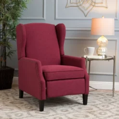 Wescott Traditional Fabric Recliner Deep Red - Christopher Knight Home -Furniture Promotion Series GUEST 21f888f3 a241 4bbf bc09 549496281faa