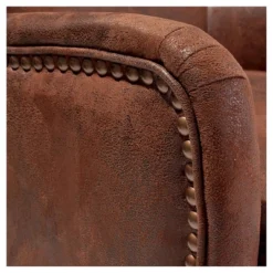 Lorenzo Studded Club Chair Brown - Christopher Knight Home