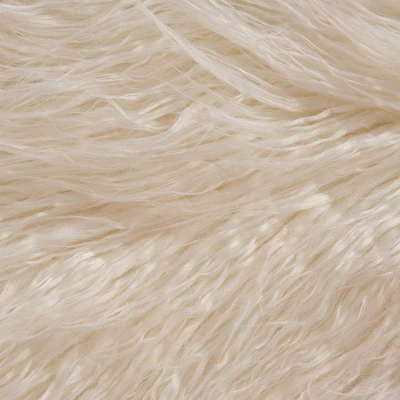 Binniker Faux Fur Bench White - Christopher Knight Home 3 Binniker Faux Fur Bench White - Christopher Knight Home - Image 3