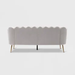 Reitz Modern Glam Velvet Channel Stitch 3 Seater Shell Sofa - Christopher Knight Home -Furniture Promotion Series GUEST 26952a25 13de 4068 8f3f c35a48007322