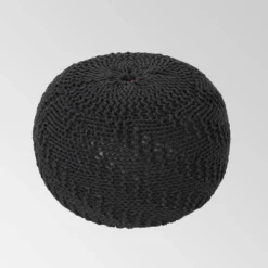Alwes Knitted Pouf - Christopher Knight Home -Furniture Promotion Series GUEST 26bc75b0 1de4 41e8 ac1b 744a0a3cda65