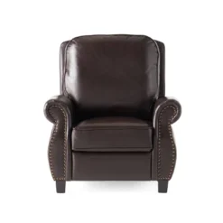 Torreon Faux Leather Recliner Club Chair Dark Brown - Christopher Knight Home -Furniture Promotion Series GUEST 27151cef 12b4 4888 8ebf 74d8fda76f7d