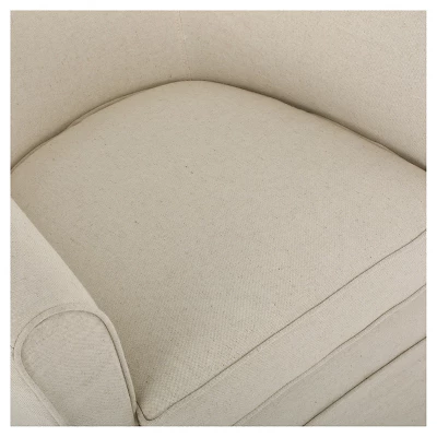 Cecilia Fabric Swivel Club Chair - Christopher Knight Home 2 Cecilia Fabric Swivel Club Chair - Christopher Knight Home - Image 2