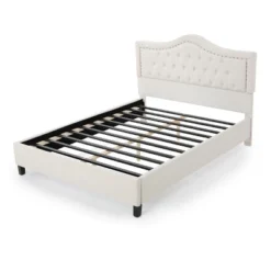 Queen Dante Upholstered Traditional Bed Frame - Christopher Knight Home -Furniture Promotion Series GUEST 2c457f16 7ded 4def bb83 44a224be7a76